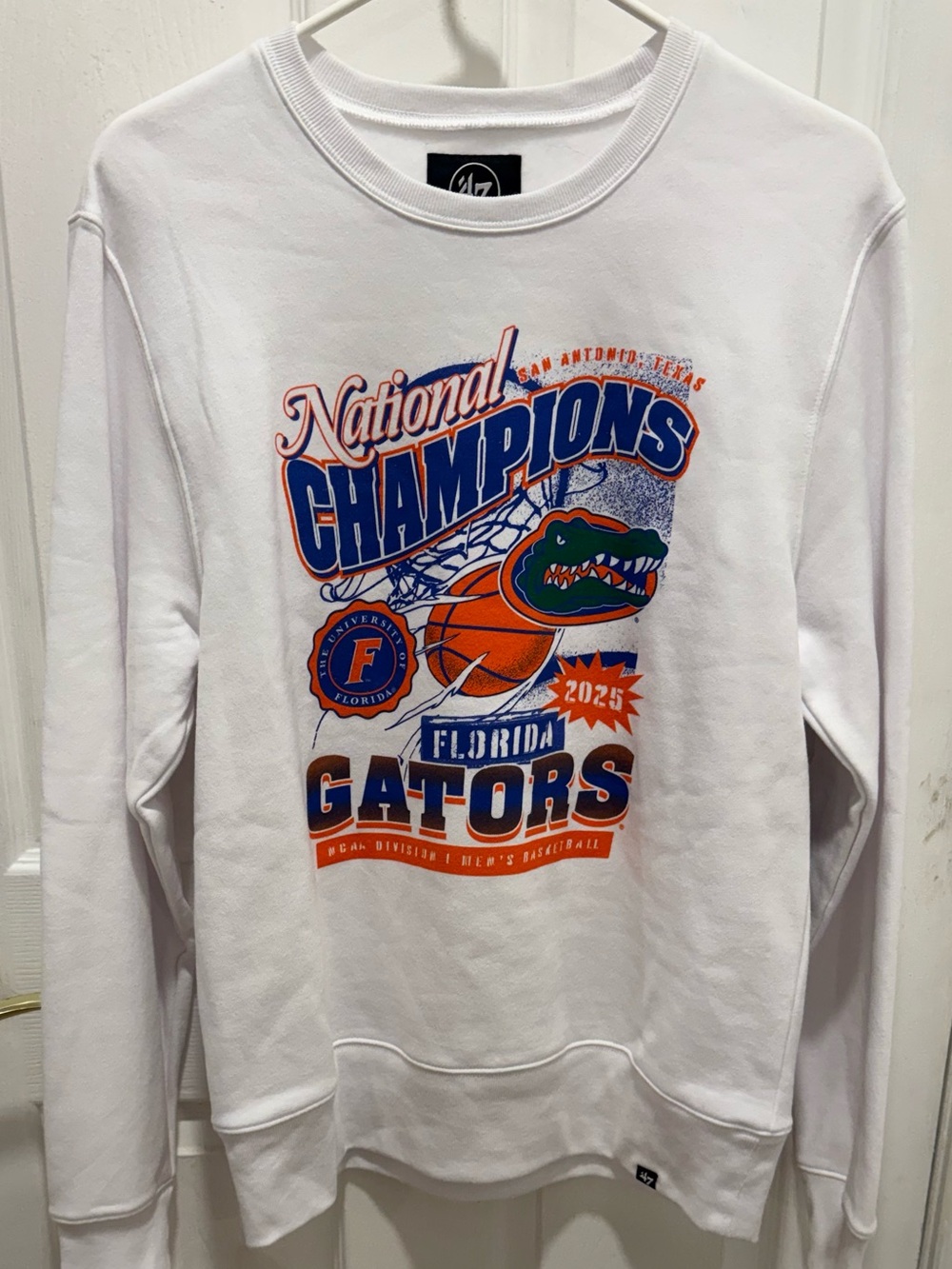 Florida Gators National Champions White Crewneck Sweatshirt